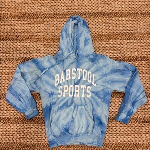 Blue Tie-Dye Hoodie